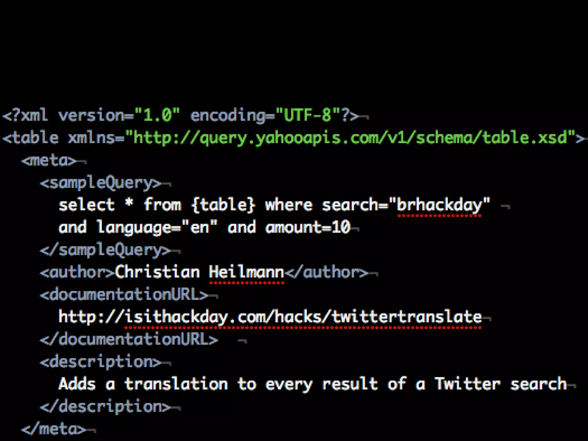 Offering your own
API.
 