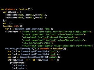 Putting it all
together...
 