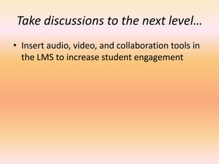 By creating a consistent level of interaction that fosters genuine learning and cultivates a community atmosphere.Why is Interaction Necessary?According to the Department of Educational Technology at Northern Illinois University, “Interaction is one of the most important elements of online instruction because it is helpful for learners in getting feedback from the instructor about their performance in course-related activities and also for encouraging learners to engage in active learning.”