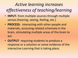 Increase achievement