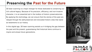 Using 3D Laser Scanning for Historic Preservation and Restoration | PPTX