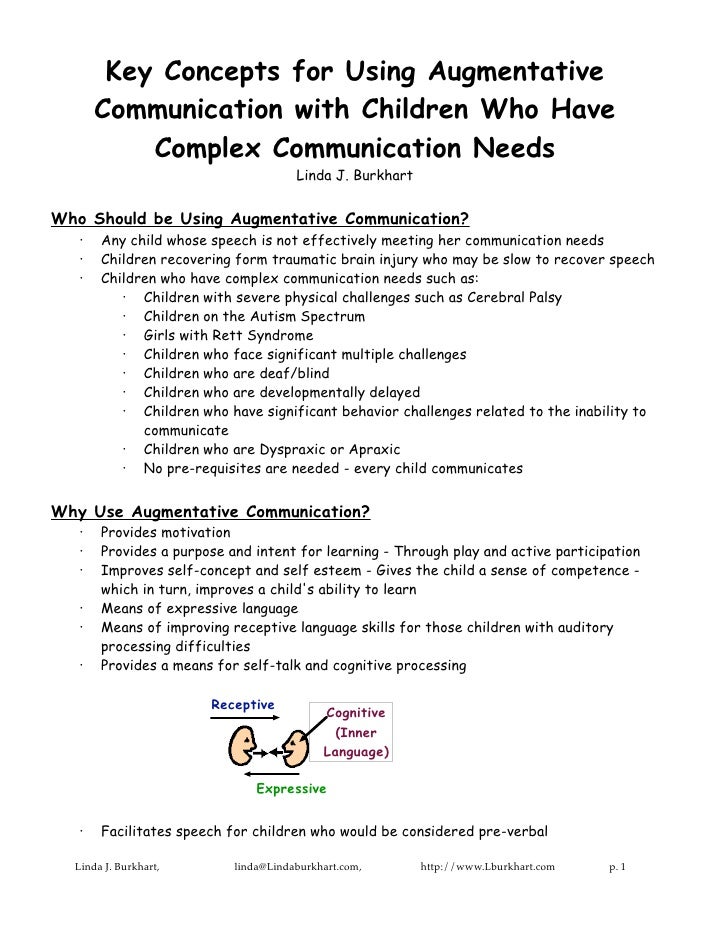 Complex Communication Needs Assessment – UTXHF