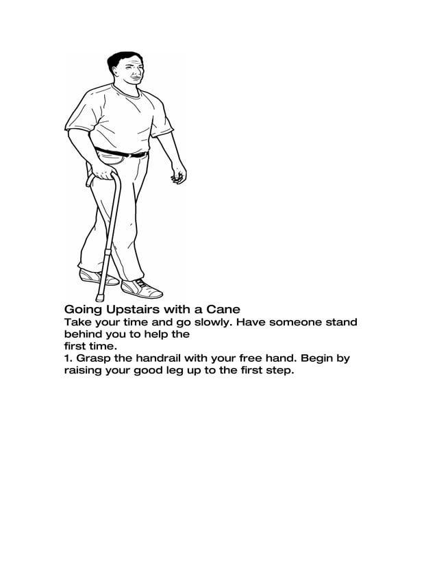 Using a Cane | DOC | First Aid | Injuries