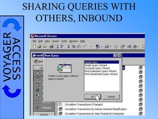 VOYAGERACCESSSHARING QUERIES WITH
OTHERS, INBOUND
 