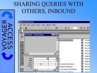 VOYAGERACCESSSHARING QUERIES WITH
OTHERS, INBOUND
 