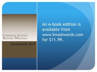 An e-book edition is
available from
www.Smashwords.com
for only $9.99.
 