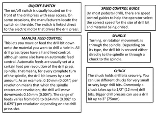 Using a drill press | PPTX