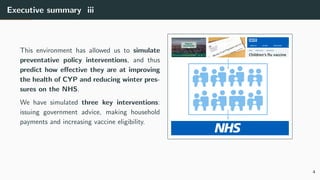 Using AI to understand how preventative interventions can improve the health of children in the UK and reduce winter pressures on the NHS