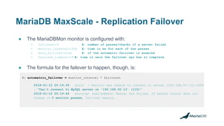 Using all of the high availability options in MariaDB | PDF | Databases ...
