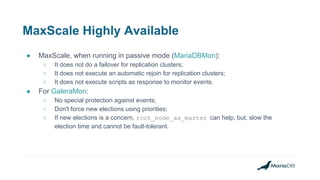 Using all of the high availability options in MariaDB | PDF | Databases ...