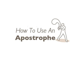 Using An Apostrophe