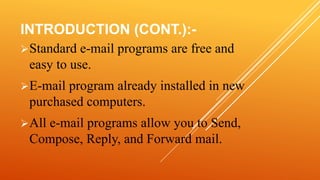 USING AN E-MAIL PROGRAM-2.pptx