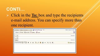 USING AN E-MAIL PROGRAM-2.pptx