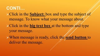 USING AN E-MAIL PROGRAM-2.pptx