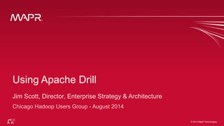 © 2014 MapR Technologies 1© 2014 MapR Technologies
Using Apache Drill
 