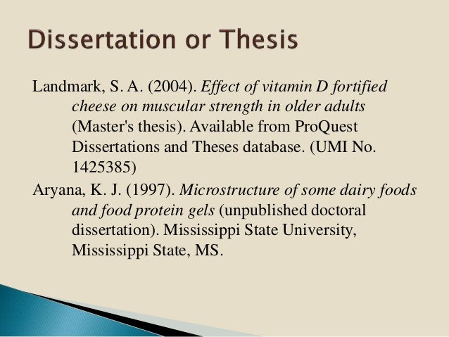 cheese doctoral thesis