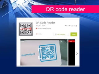 QR code reader
 