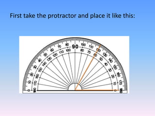 Ortf Using Protractor Using a protractor | PPTX