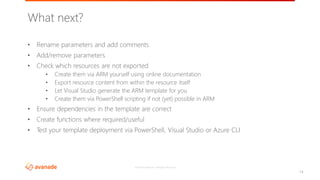 O365Con18 - Using ARM Templates to Deploy Solutions on Azure - Kevin ...