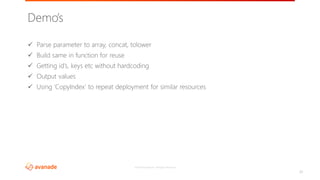 O365Con18 - Using ARM Templates to Deploy Solutions on Azure - Kevin ...
