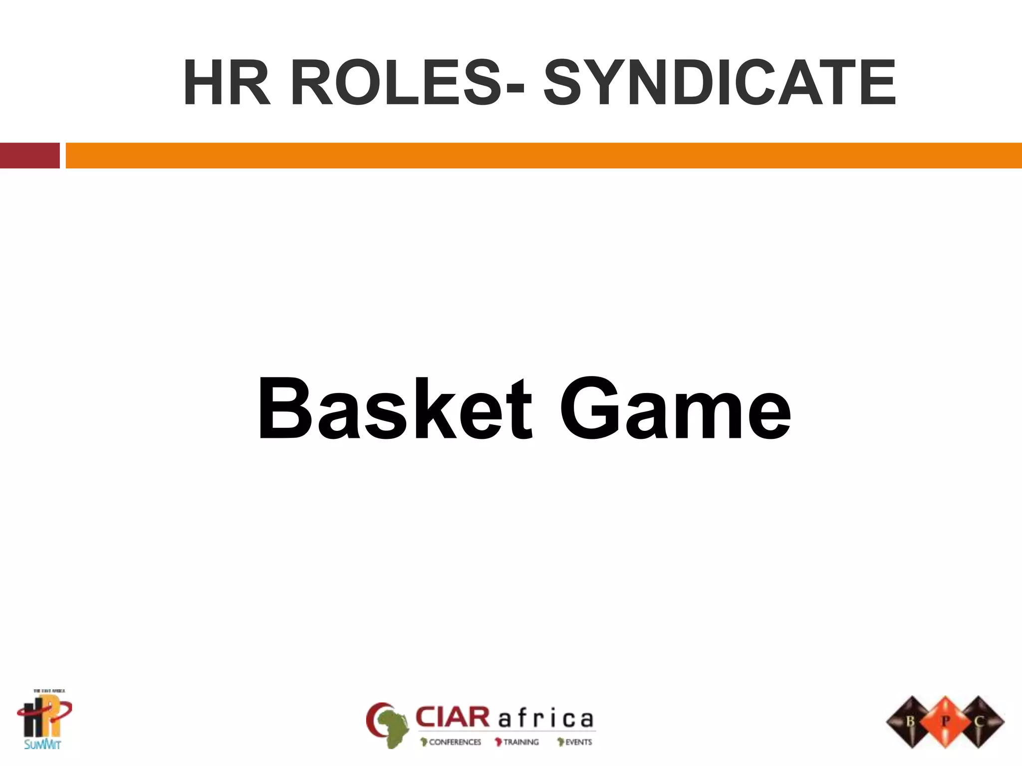 Operating FrameworkOur Peoplepersonal growthteam growthorganisation growthIndividual support and transactional enquiriesIndividual, Team and Organisation CapabilityHR Business Partnersoverall HR accountabilityorganisation & leadership capabilitycultureHR ServicesupporttransactionstechnologyPerformance Cost/Quality of serviceSolutions Development and activationPolicy interpretationProcess improvementHR Expertisesingle approach solutionspolicies and systemsbest practice / knowledge