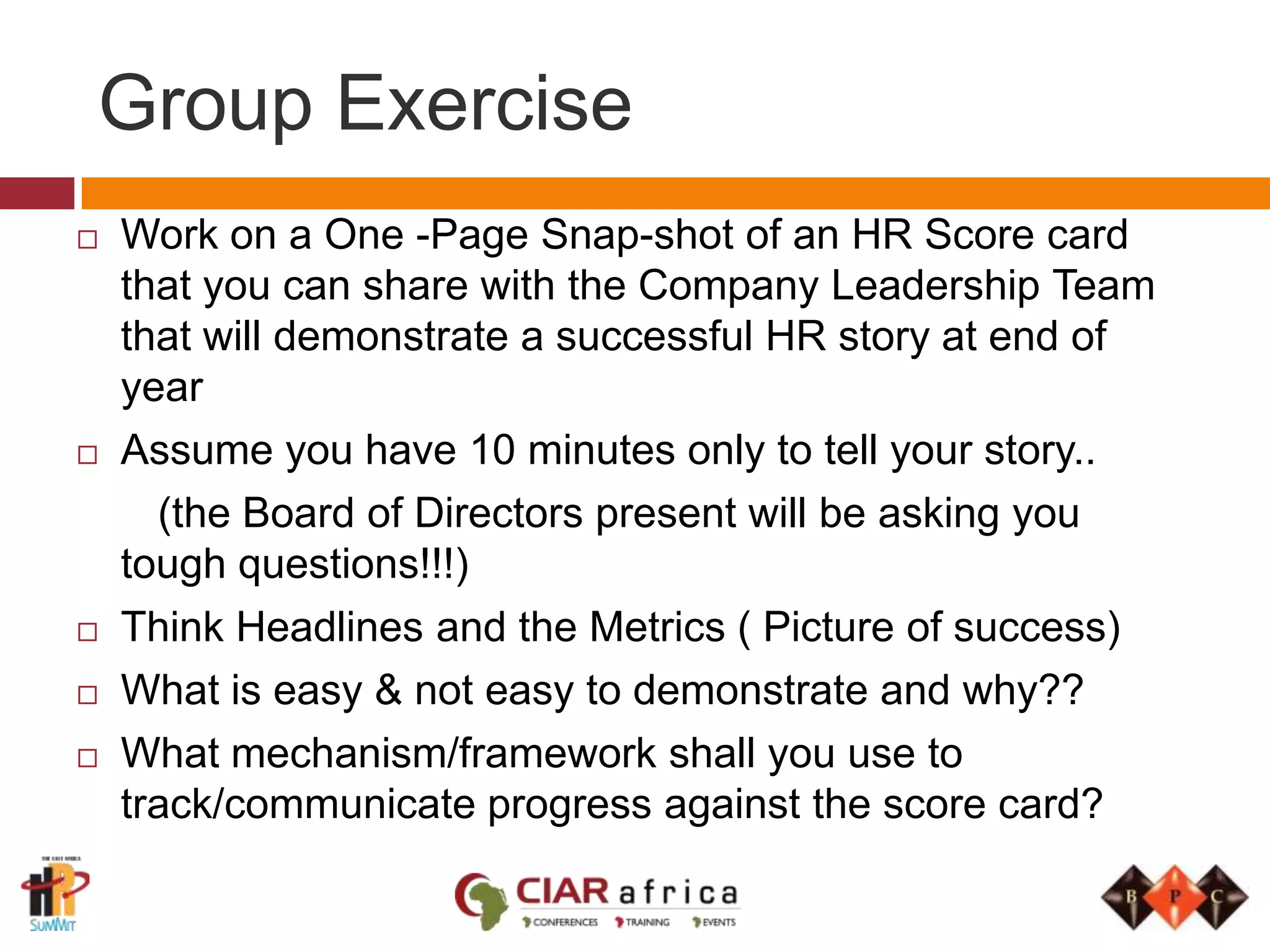 Talent ManagementPersonal CredibilityEffective Relationships