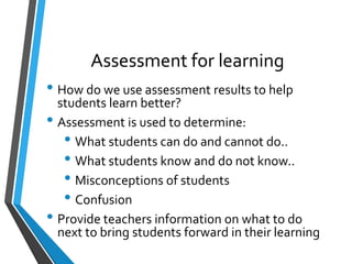 Using assessment to inform instructional decisions | PDF