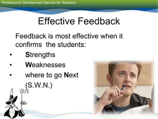 Using Assessment to Support Teaching and Learning.ppt