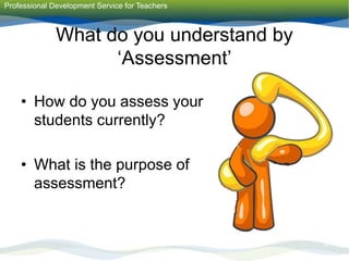 Using Assessment to Support Teaching and Learning.ppt