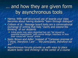Using Asynchronous Tools Cengage Phoenix 3 10 | PPT