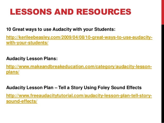 using audacity using audacity