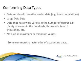 Using benford's law for fraud detection and auditing | PDF