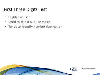 Using benford's law for fraud detection and auditing | PDF