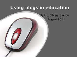 [object Object],[object Object],Powerpoint Templates Using blogs in education 