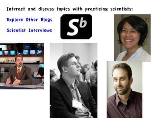 Using Blogs to Promote Science Literacy