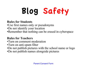Using Blogs to Promote Science Literacy