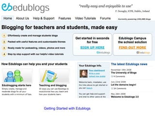 Using Blogs to Promote Science Literacy