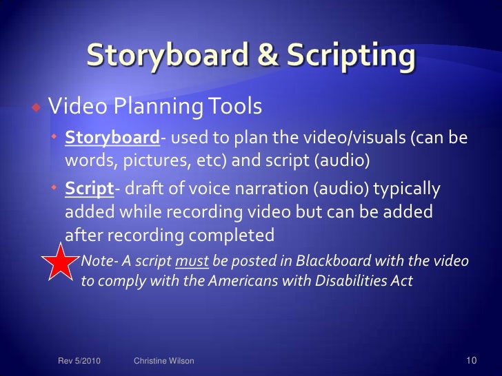 Using Camtasia with Blackboard