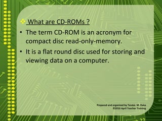 Using CD-ROMs | PPT