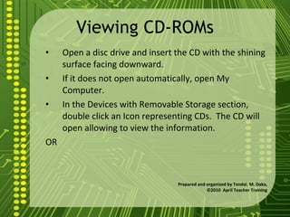 Please Insert Cd Rom Using CD-ROMs | PPT