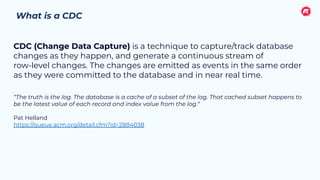 Using Change Data Capture (CDC) to Ingest Data into Apache Kafka | PDF