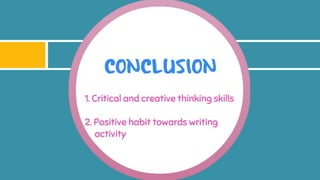 Using cheeseburger paragraph to improve students' information transfer skills