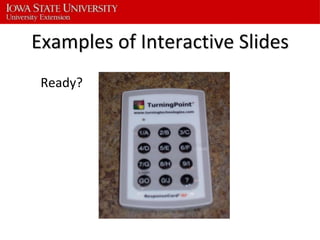 Using Clickers For Instant Feedback Robin Brekke