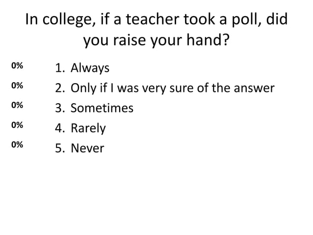 Using clickers to improve student understanding | PPT