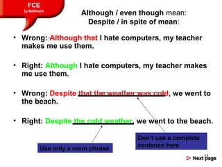 Using Connectors - Unit 8 Contents | PPT