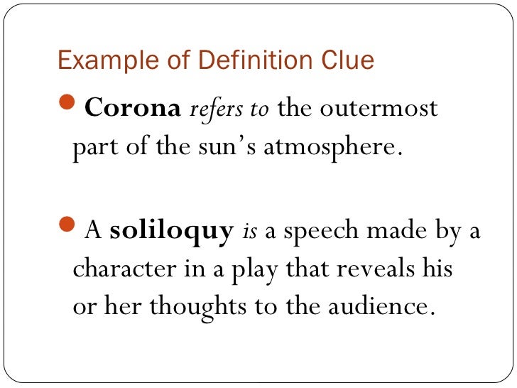context clues definition