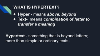 Understanding Hypertext and Intertextuality: Concepts and Applications ...
