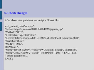 Using correlation in loadrunner 80 | PPT