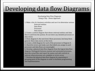 Using data flow diagrams | PPTX