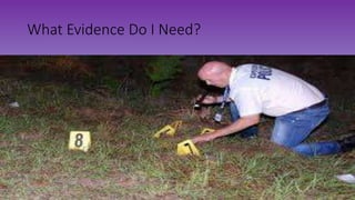 What Evidence Do I Need?
 